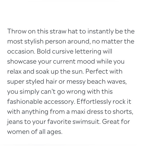 BRIDE STRAW HAT   NWT - Picture 6 of 6